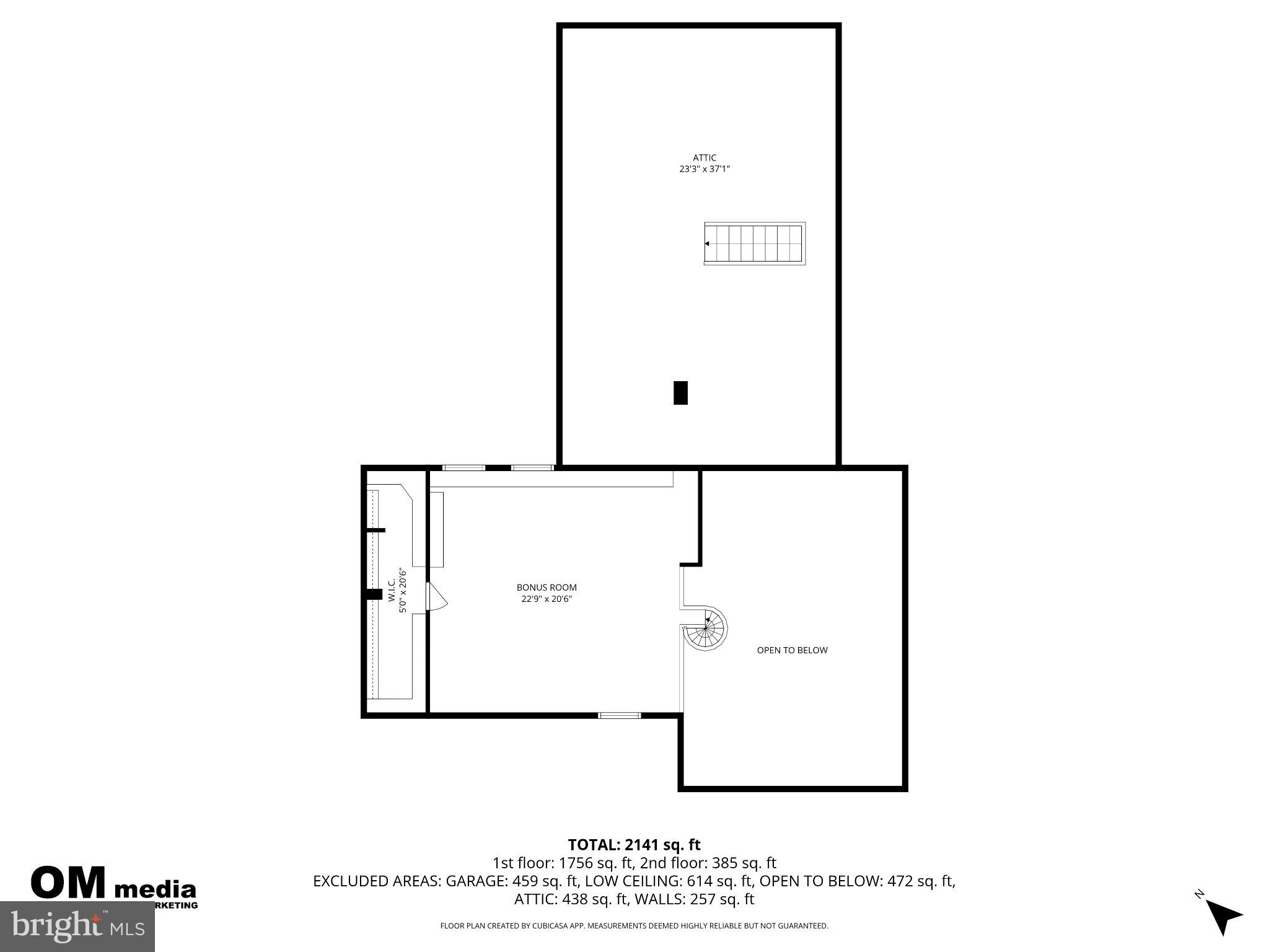 1121 Swamp Road Furlong, PA 18925 - Photo 49 of 50 Loft Floorplan
