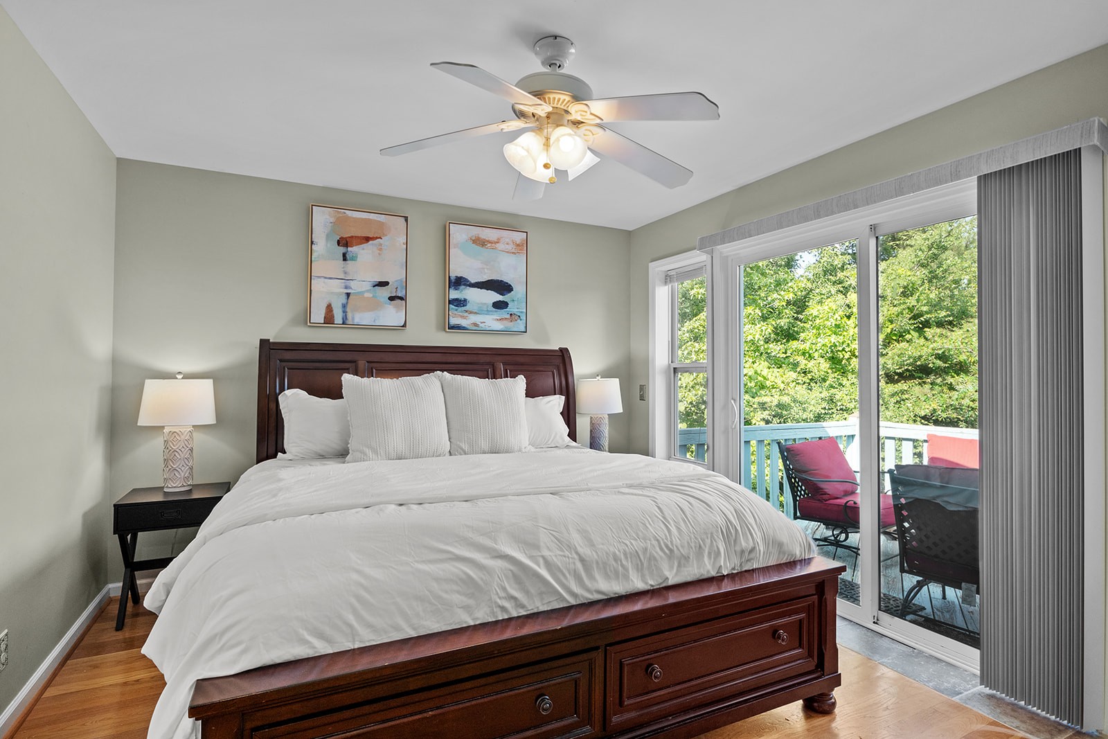 465 Turtle Point Lane Waverly, TN 37185 - Photo 34 of 49 a bedroom with a bed and a chandelier