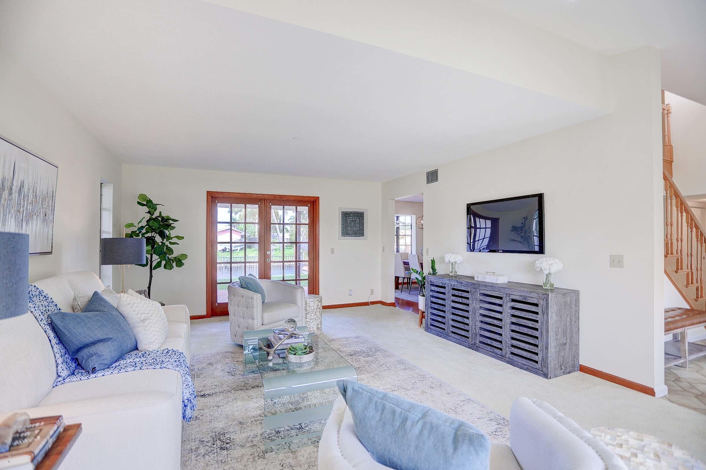 399 Southwest 15th Street Boca Raton, FL 33432 - Photo 12 of 53 CANAL VIEWS FROM LIVING AREA