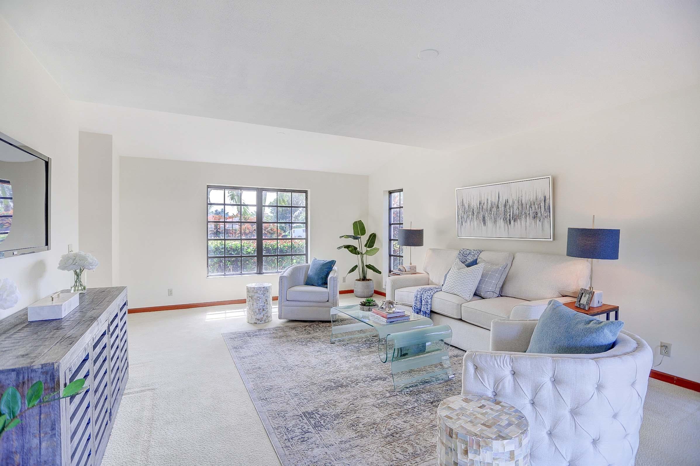 399 Southwest 15th Street Boca Raton, FL 33432 - Photo 13 of 53 LIGHT AND BRIGHT LIVING ROOM