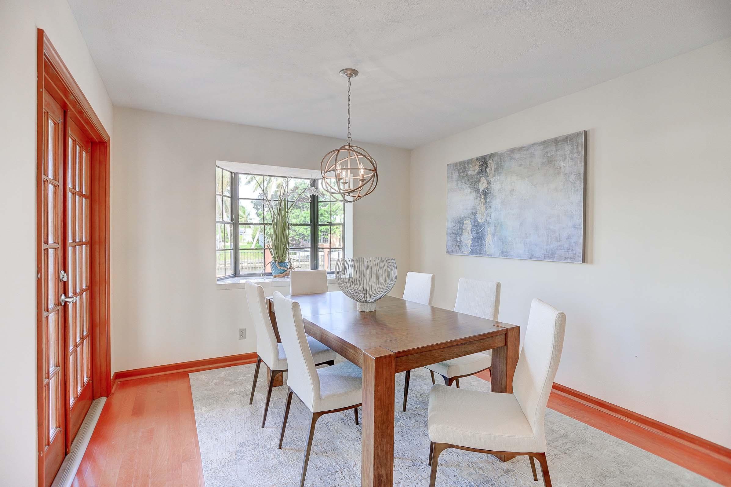 399 Southwest 15th Street Boca Raton, FL 33432 - Photo 9 of 53 DINING AREA WITH WATER VIEWS