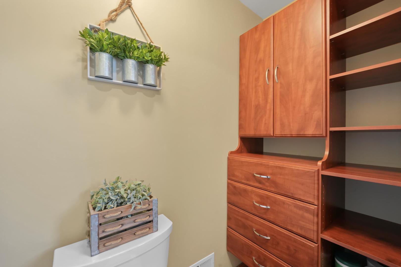 5907 West 109th Street Chicago Ridge, IL 60415 - Photo 24 of 45 a room with a closet and potted plant