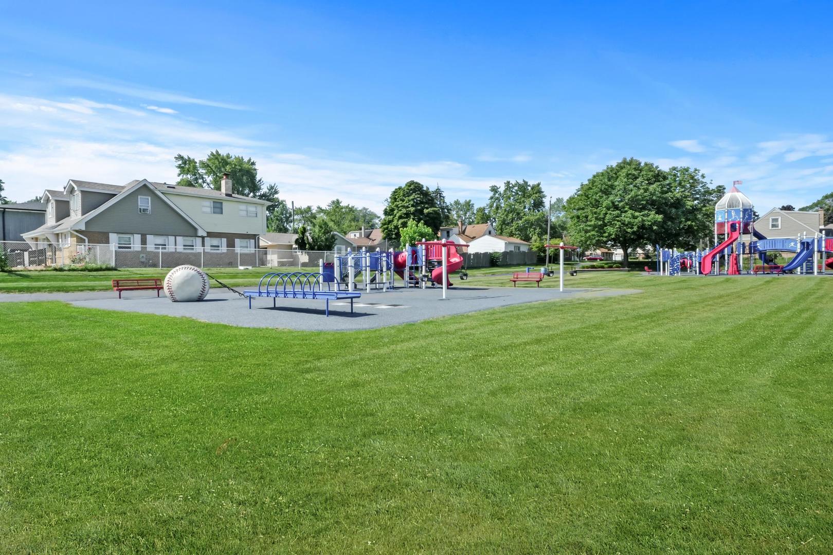 5907 West 109th Street Chicago Ridge, IL 60415 - Photo 45 of 45 a childrens park with lots of swings and slides