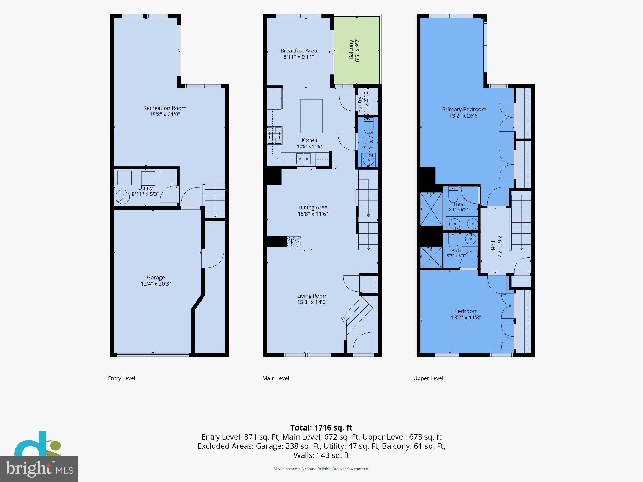 13157 Kidwell Field Road Herndon, VA 20171 - Photo 50 of 50 Spacious three-level floor plan layout.