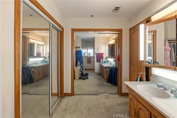 a view of a balcony with an ocean view