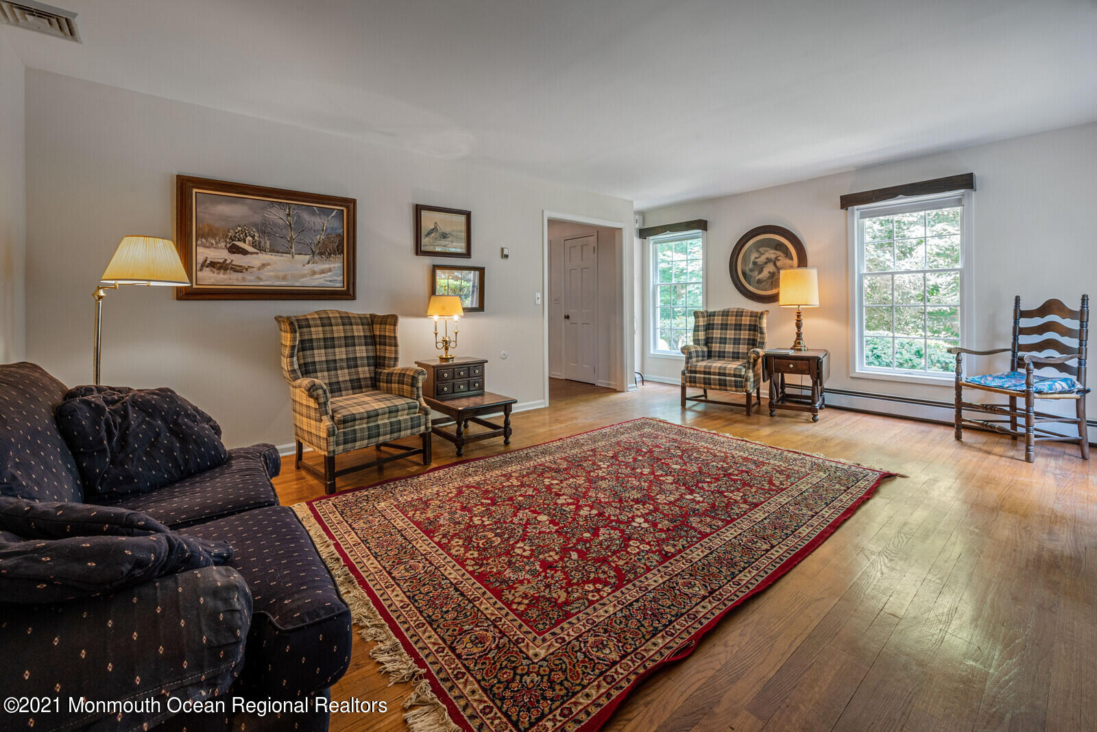 44 Wygant Road Cream Ridge, NJ 08514 - Photo 8 of 39 a living room with furniture and a rug