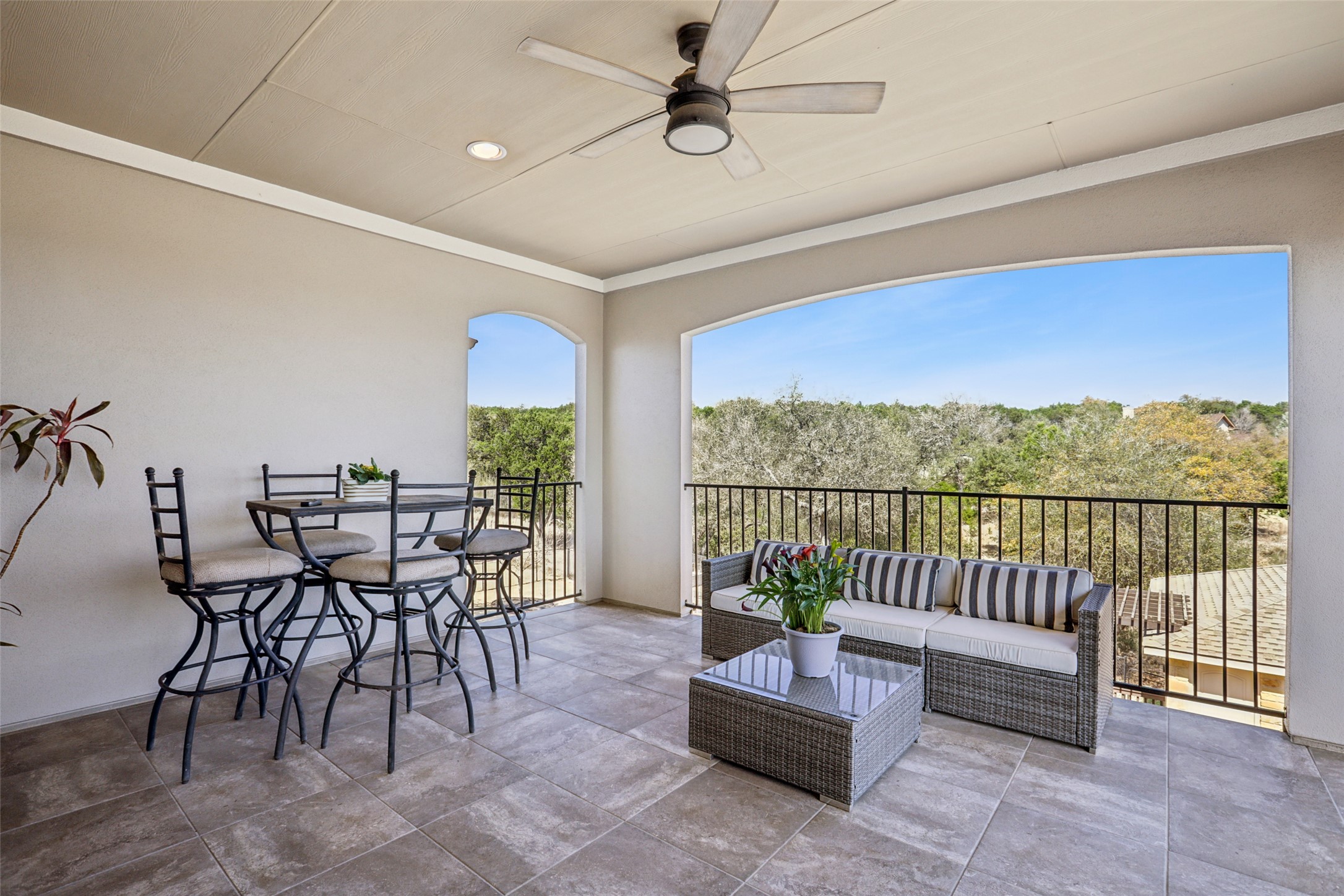 1000 Jonathan Cove Georgetown, TX 78628 - Photo 26 of 40 Upper level balcony overlooking treed & pool views