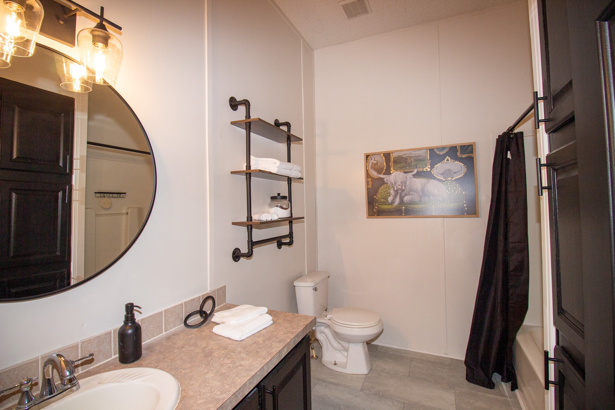 42857 Henson Road Hempstead, TX 77445 - Photo 10 of 18 a bathroom with a sink toilet and a mirror