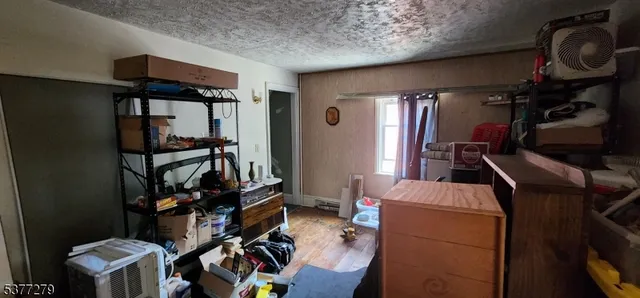 a room with gym equipment