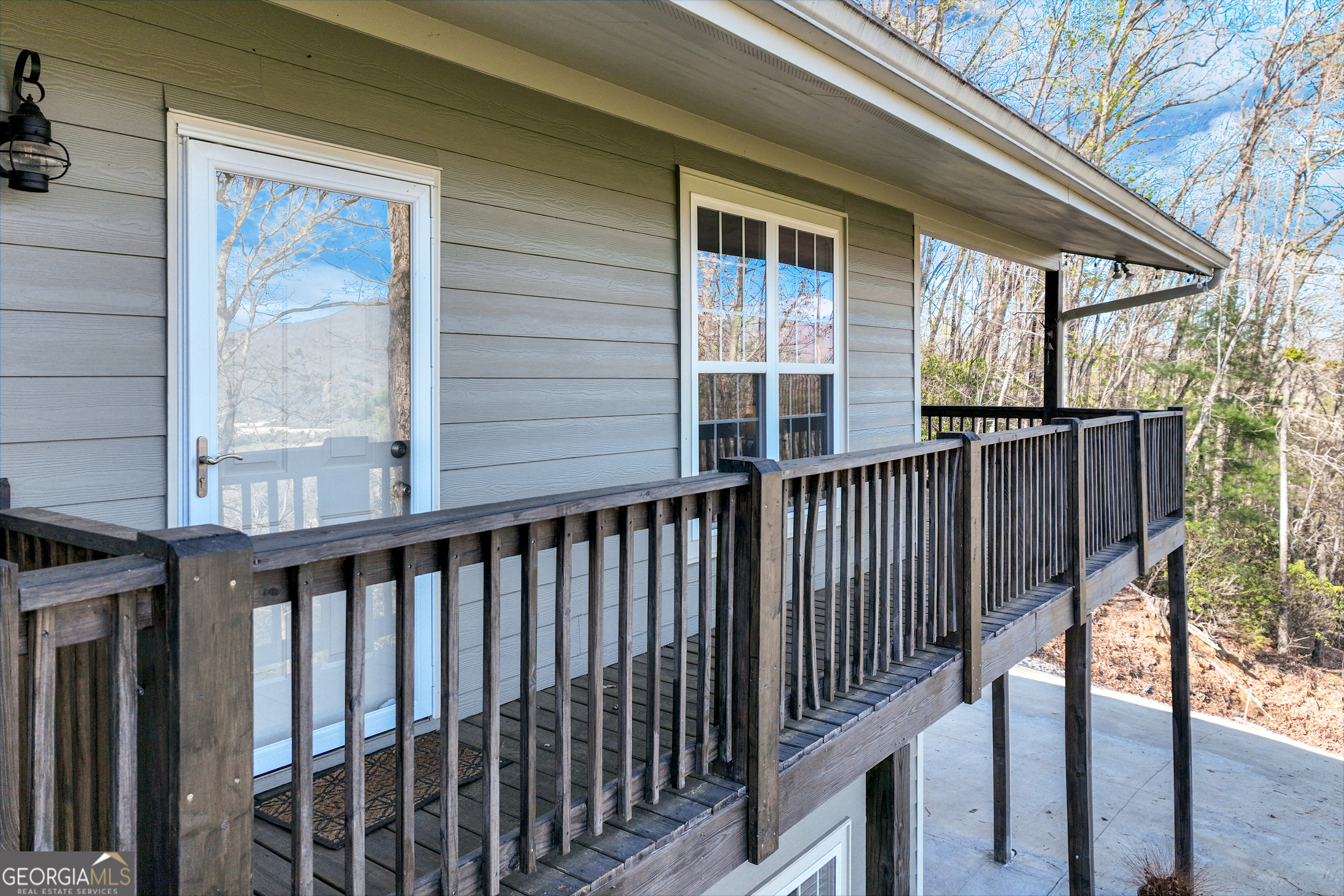 243 Degroff Lane Rabun Gap, GA 30568 - Photo 27 of 35 a view of a houses with a balcony