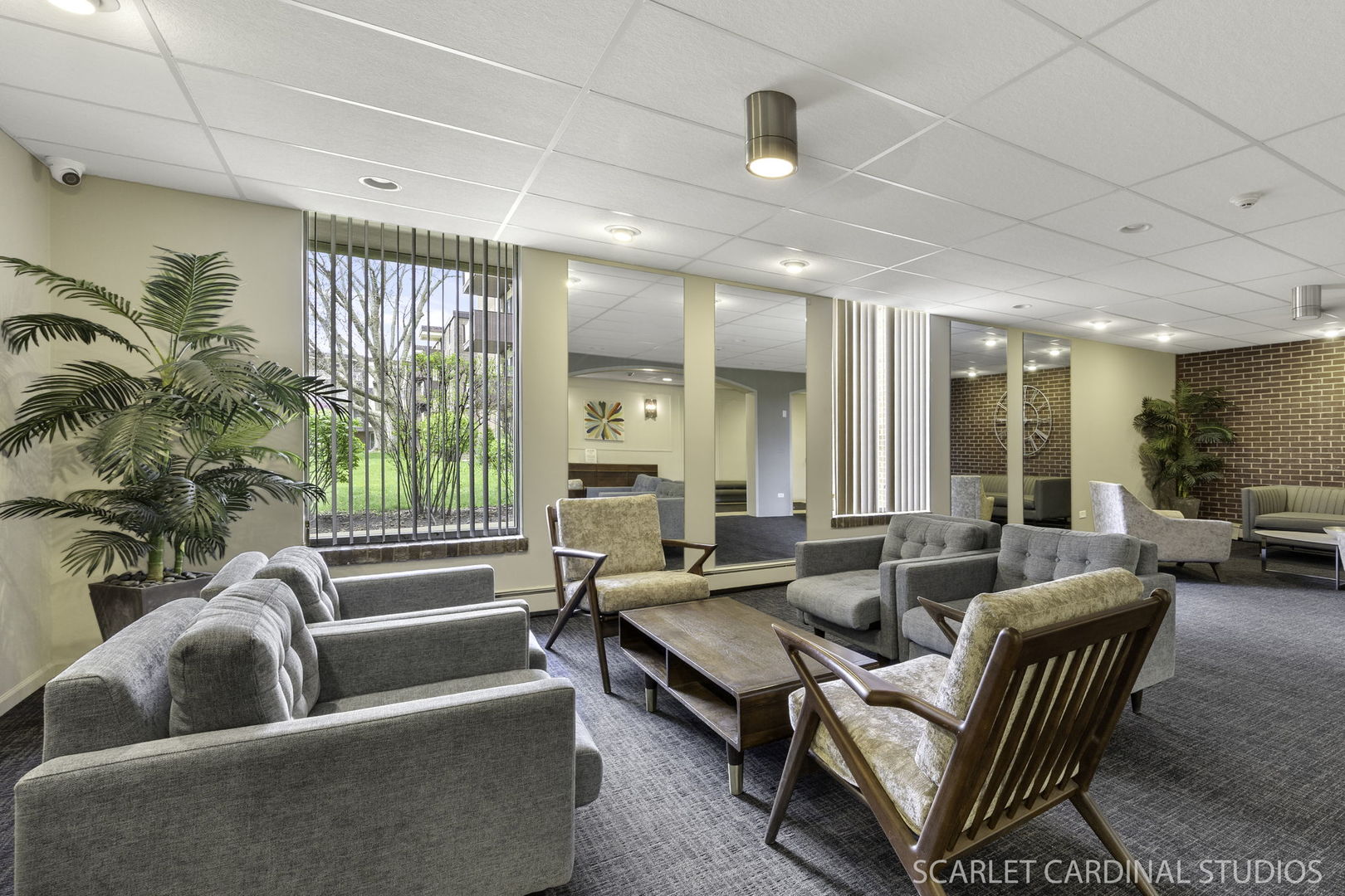 1321 South Finley Road, Unit 416 Lombard, IL 60148 - Photo 3 of 19 a living room with furniture and a large window