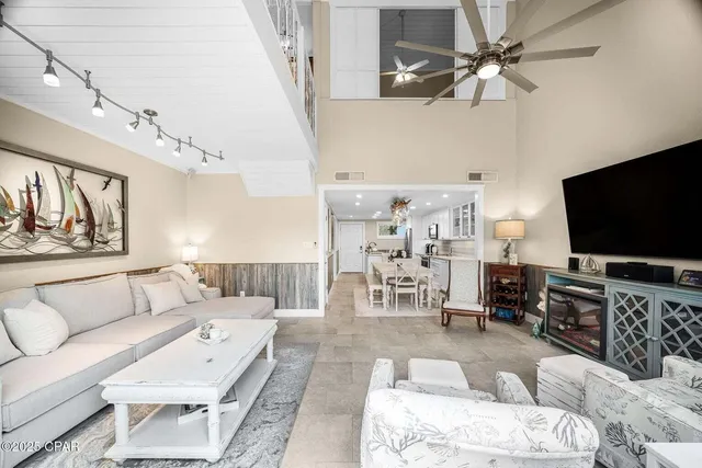 a bathroom with a double vanity sink mirror and