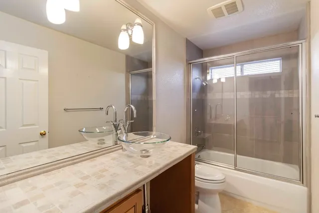 a view of a bathroom with a shower