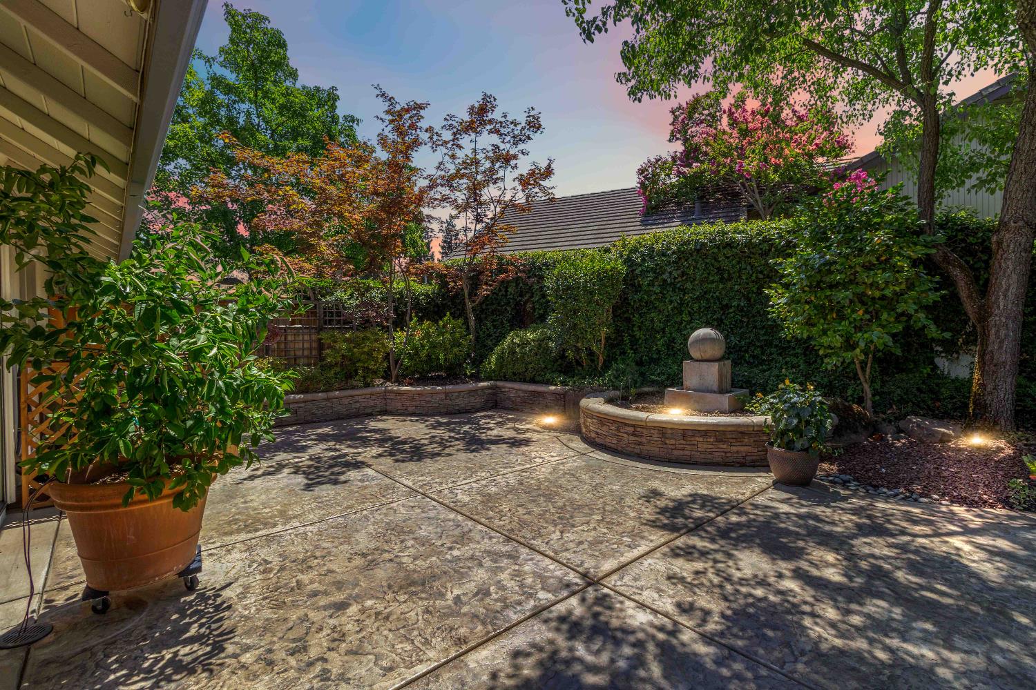 1311 Aberdeen Circle Granite Bay, CA 95746 - Photo 44 of 50 a view of a backyard with plants and trees