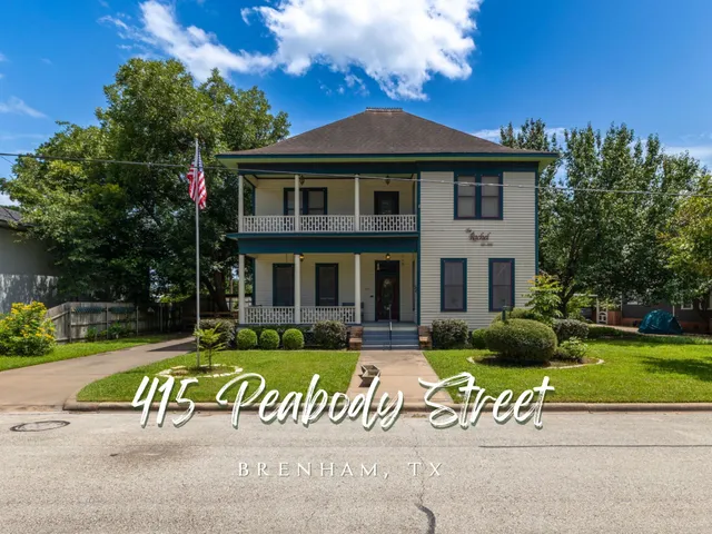 $649,000 | 415 Peabody Street, Brenham, TX 77833