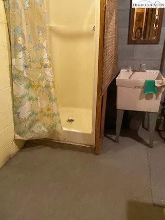a bathroom with a sink and a toilet