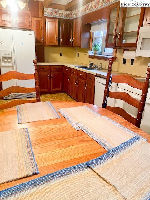 169 Woodside Road Galax, VA 24333 - Photo 10 of 49 a kitchen with stainless steel appliances kitchen island granite countertop wooden cabinets a oven and a sink