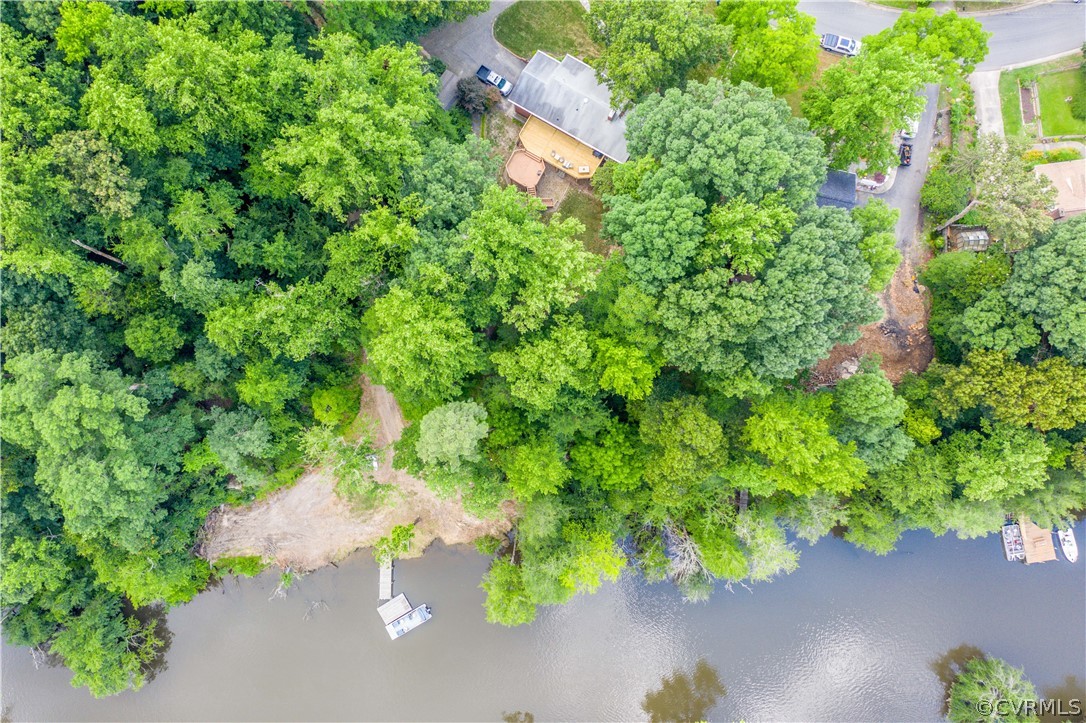 1319 Covington Road Colonial Heights, VA 23834 - Photo 3 of 44 an aerial view of a house with a yard and garden
