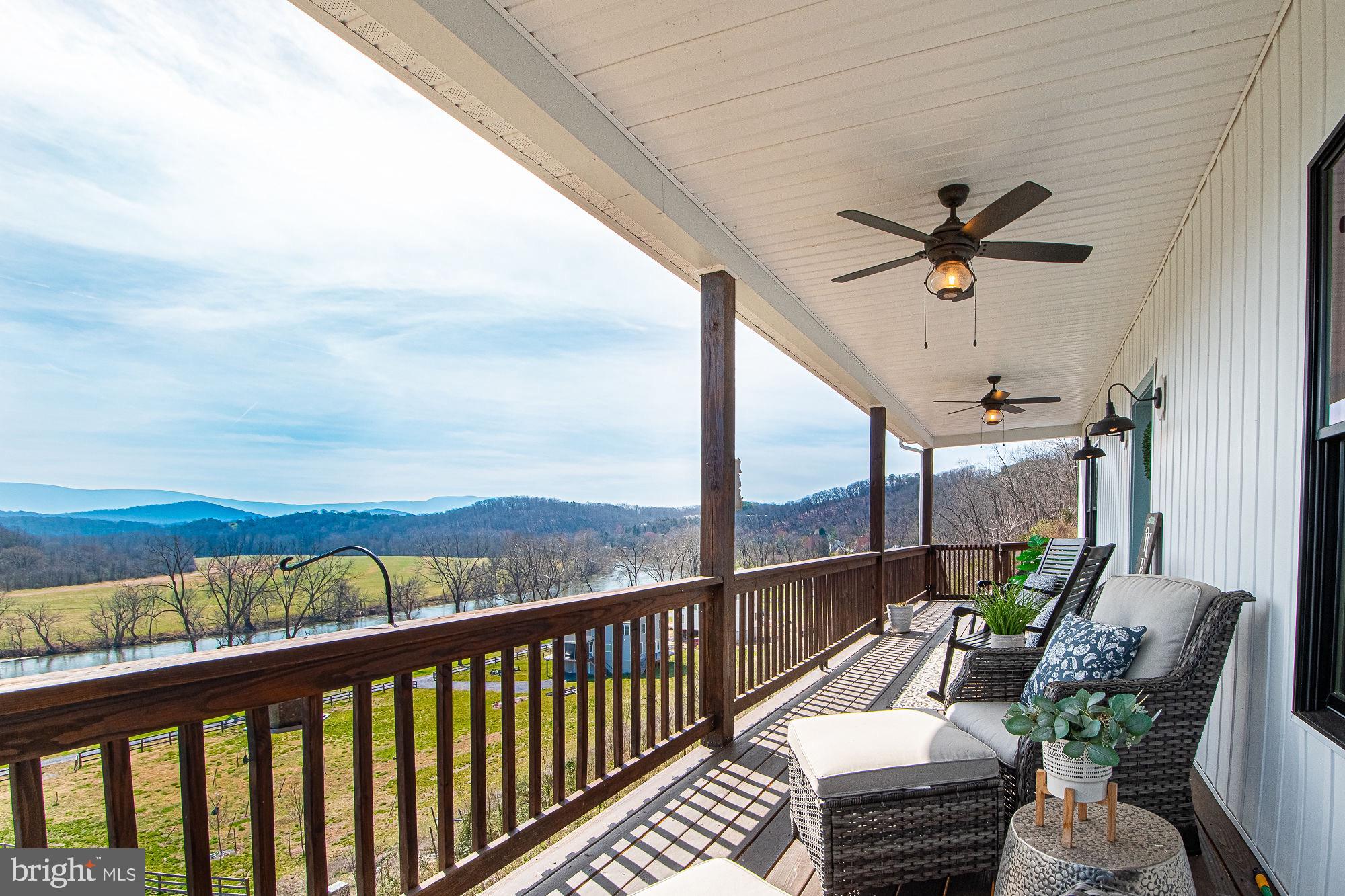 691 Sunset Village Road Front Royal, VA 22630 - Photo 8 of 63 2nd porch view of the river