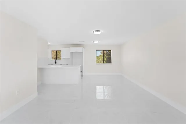 a view of kitchen and window