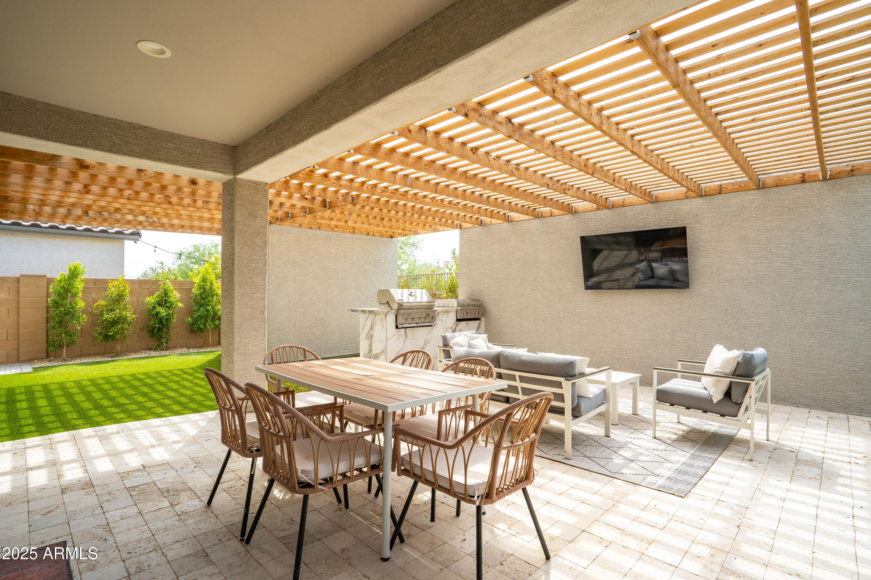 18365 West Ewers Drive Surprise, AZ 85374 - Photo 16 of 18 a view of an outside dining space with furniture