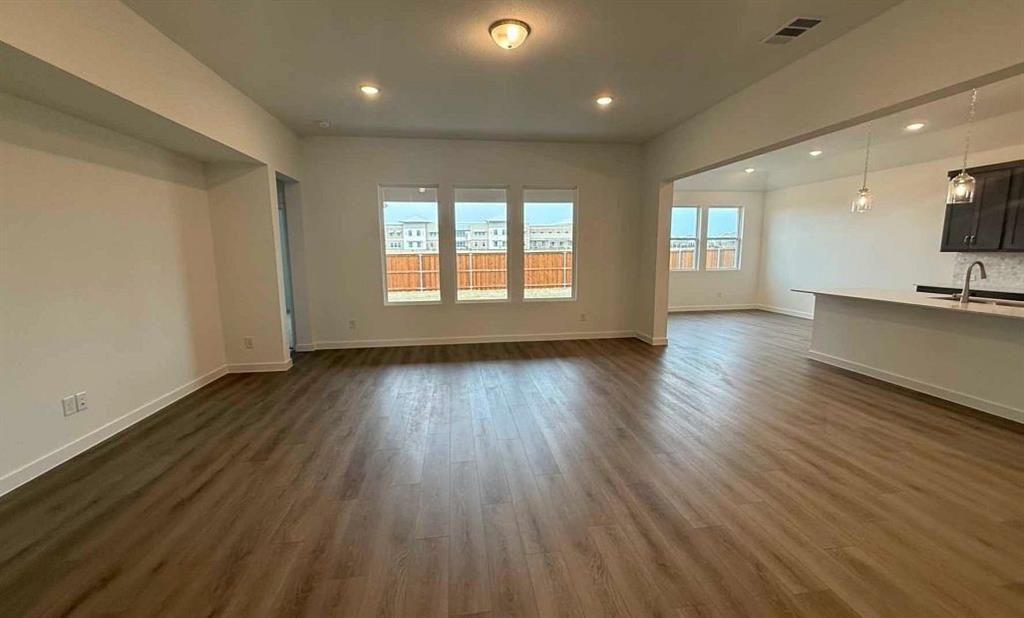1216 Watercrest Street Forney, TX 75126 - Photo 10 of 24 Open Kitchen-Living-Dining Room Construction Progress