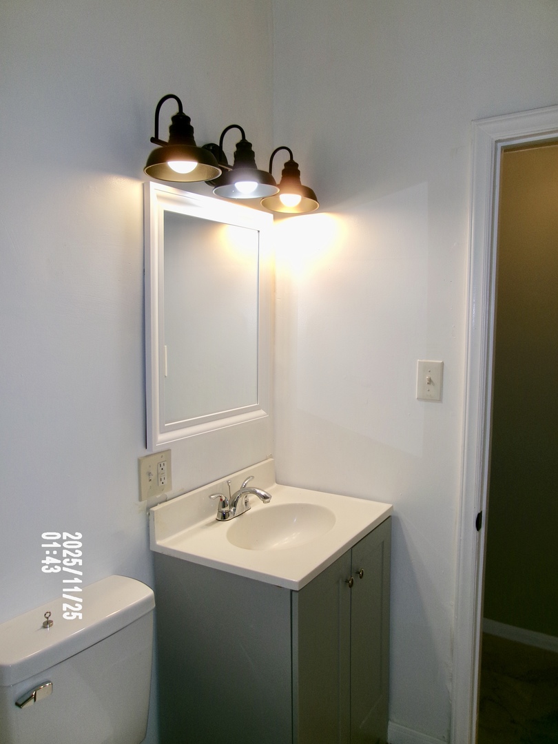 2852 East 91st Street, Unit 2 Chicago, IL 60617 - Photo 13 of 22 a bathroom with a sink and vanity