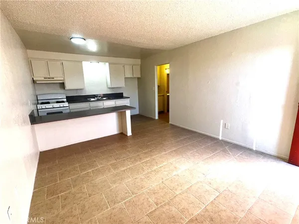 a view of kitchen with stove