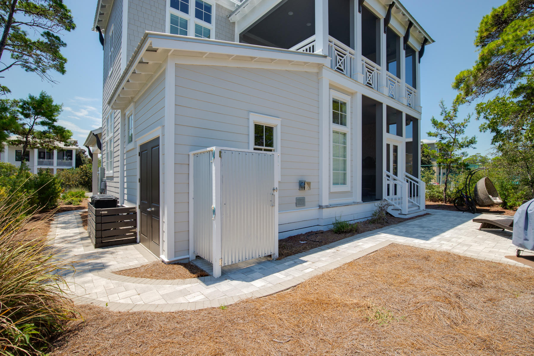 446 Morgans Trail Santa Rosa Beach, FL 32459 - Photo 20 of 49 a view of a house with backyard and sitting area