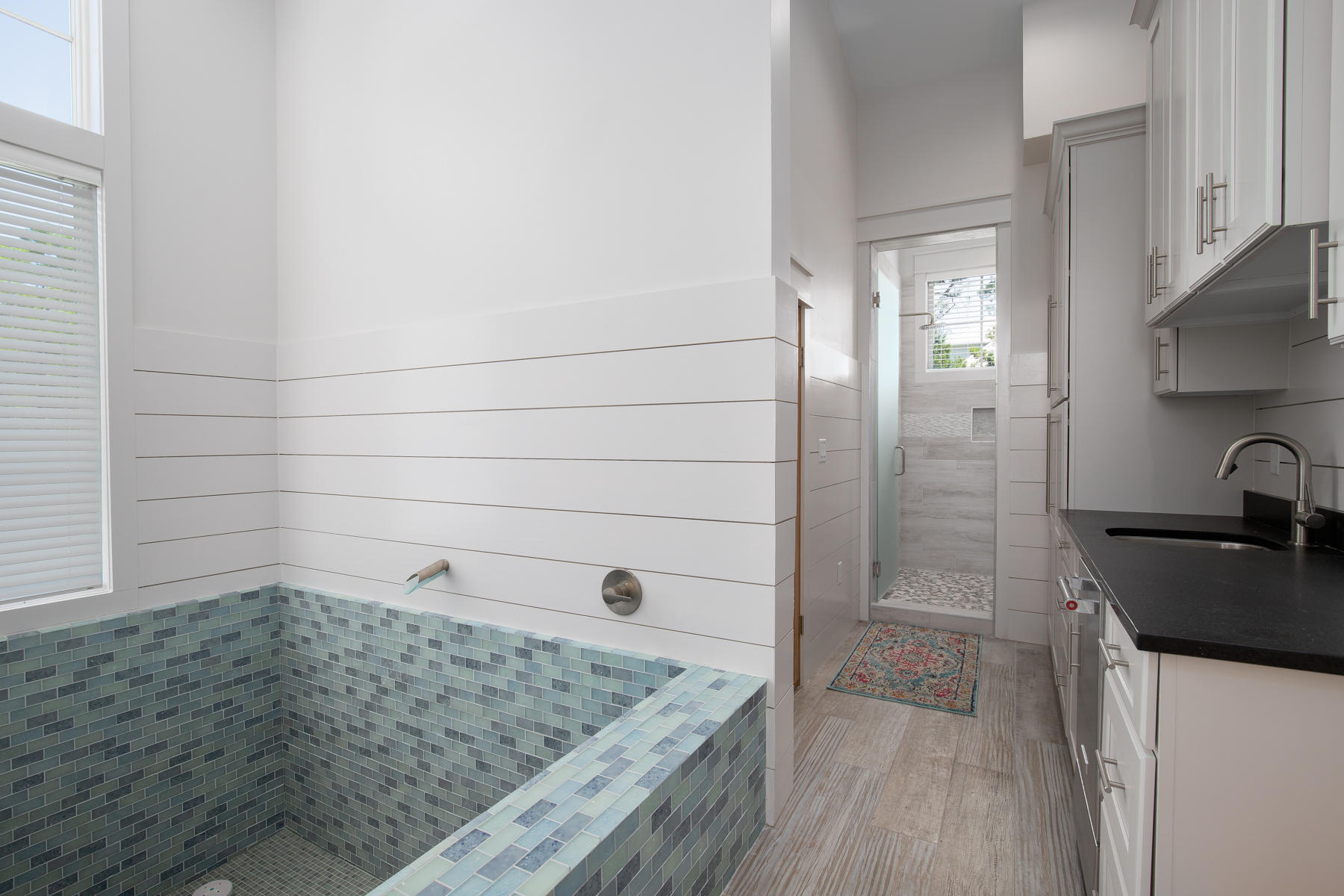 446 Morgans Trail Santa Rosa Beach, FL 32459 - Photo 23 of 49 a bathroom with a granite countertop sink a toilet and shower