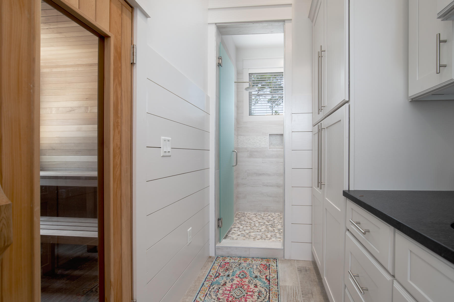 446 Morgans Trail Santa Rosa Beach, FL 32459 - Photo 24 of 49 a bathroom with a shower and a sink