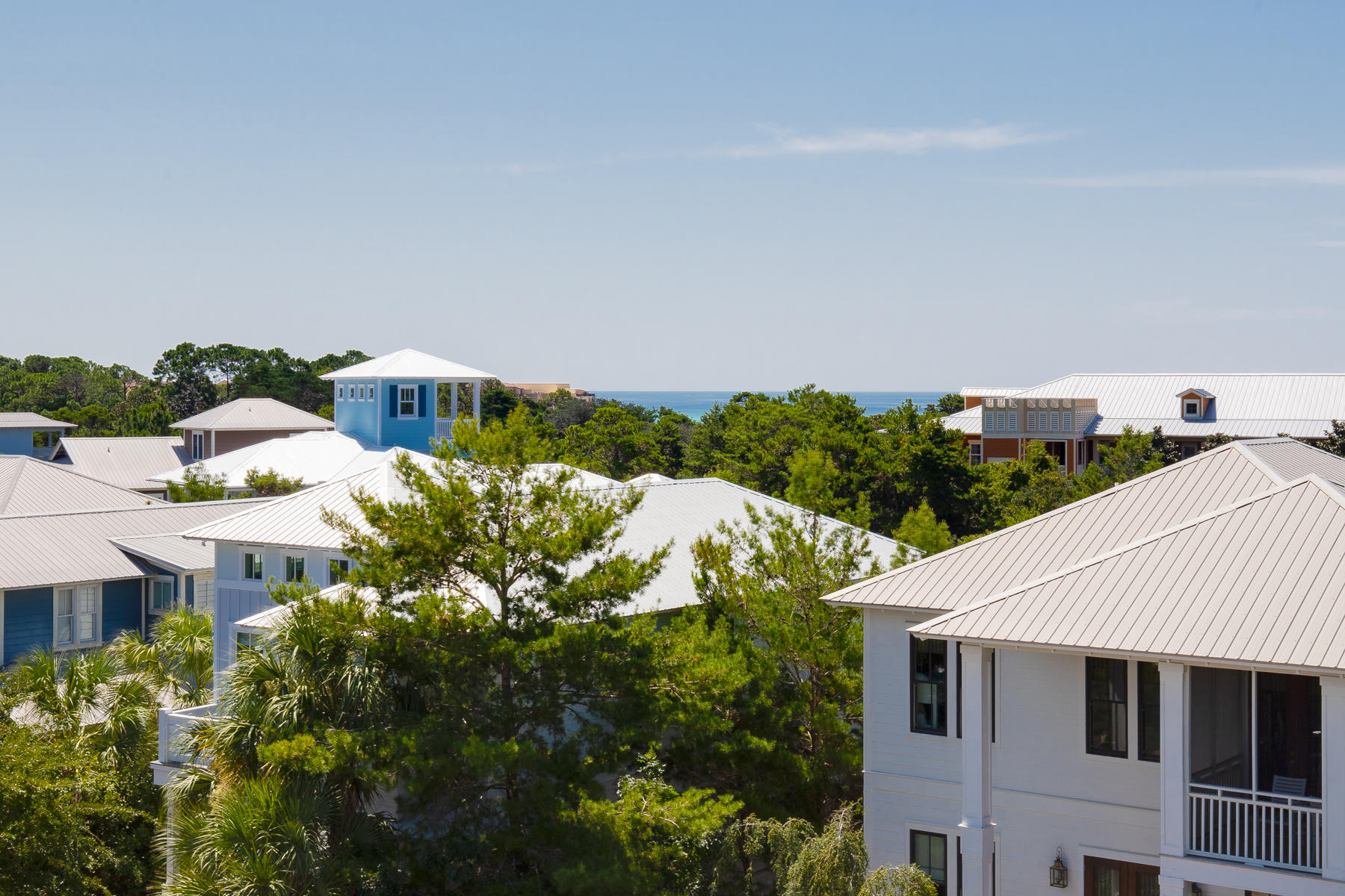 446 Morgans Trail Santa Rosa Beach, FL 32459 - Photo 39 of 49 a aerial view of a house with a yard and balcony