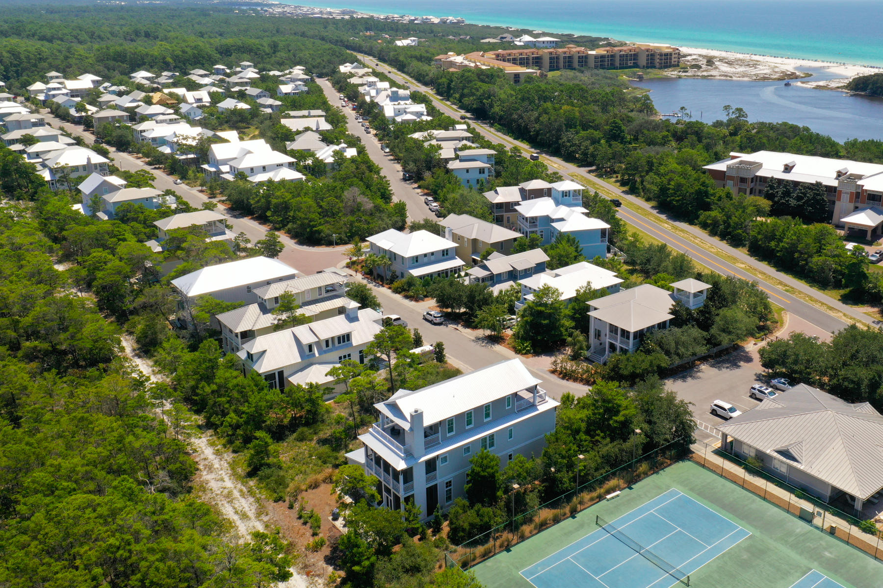 446 Morgans Trail Santa Rosa Beach, FL 32459 - Photo 6 of 49 an aerial view of multiple house