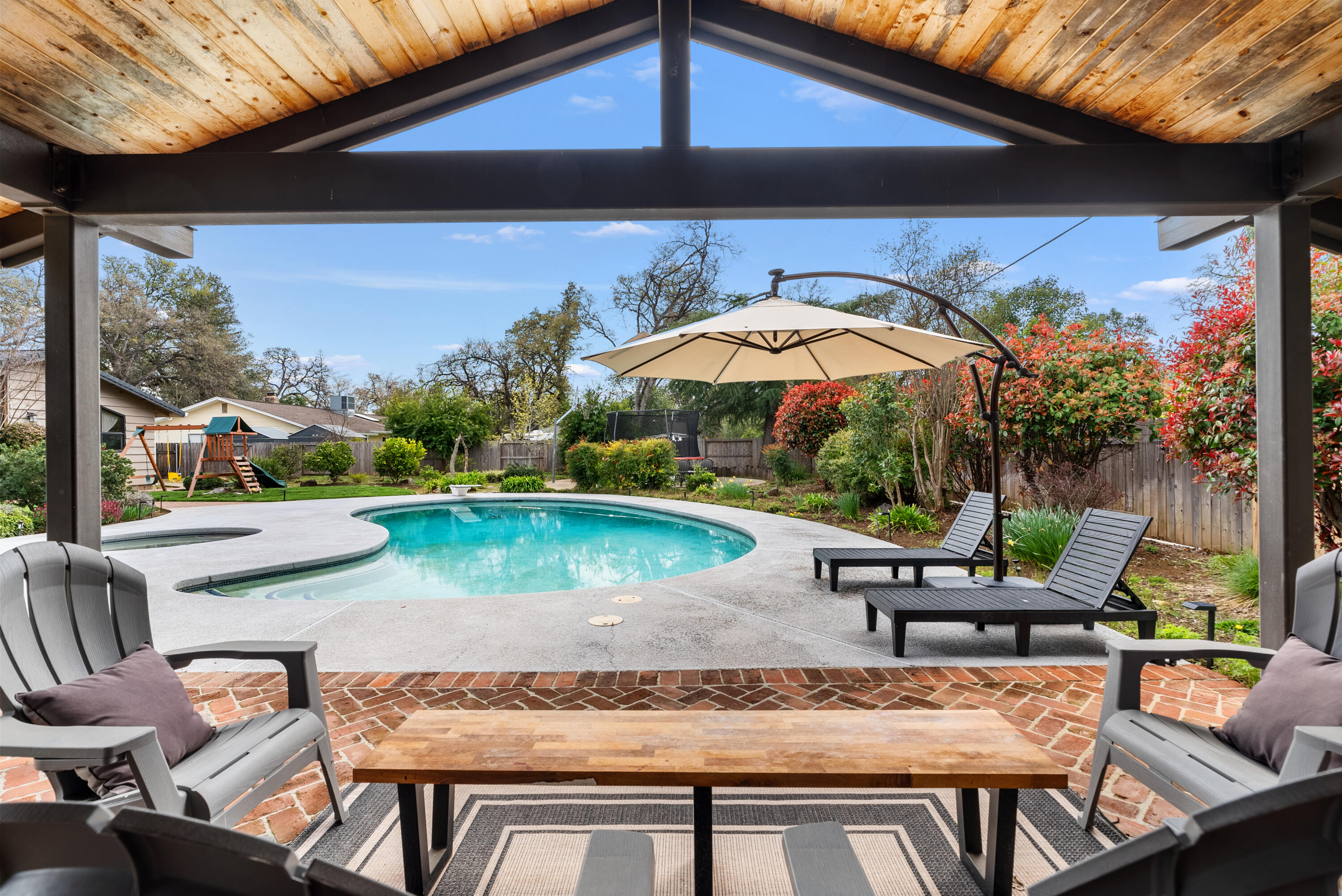 7068 Riata Drive Redding, CA 96002 - Photo 41 of 44 View From Pool House