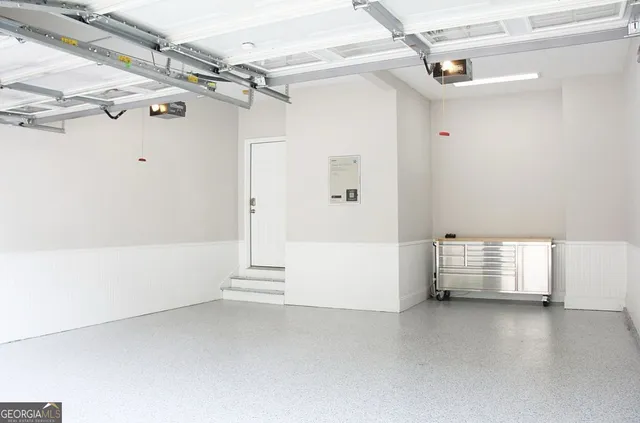 a view of a room with an empty space