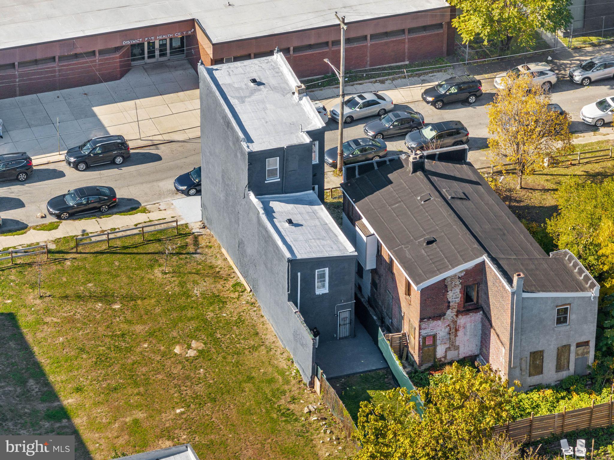 1923 North 20th Street, Unit 2 Philadelphia, PA 19121 - Photo 48 of 50 a aerial view of a house with a swimming pool