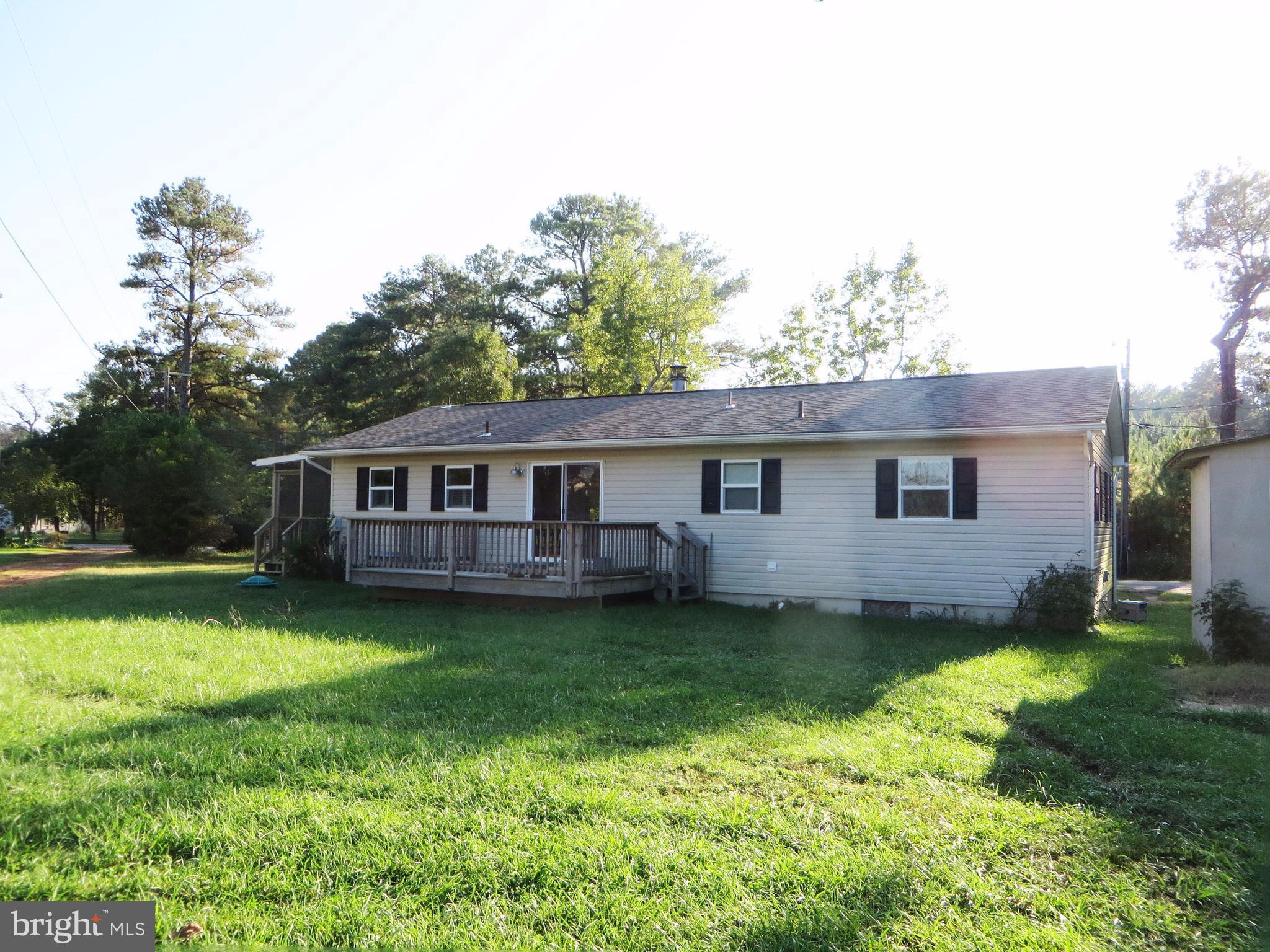 16100 Thomas Road Piney Point, MD 20674 - Photo 28 of 30 Rear elevation, shed to the right