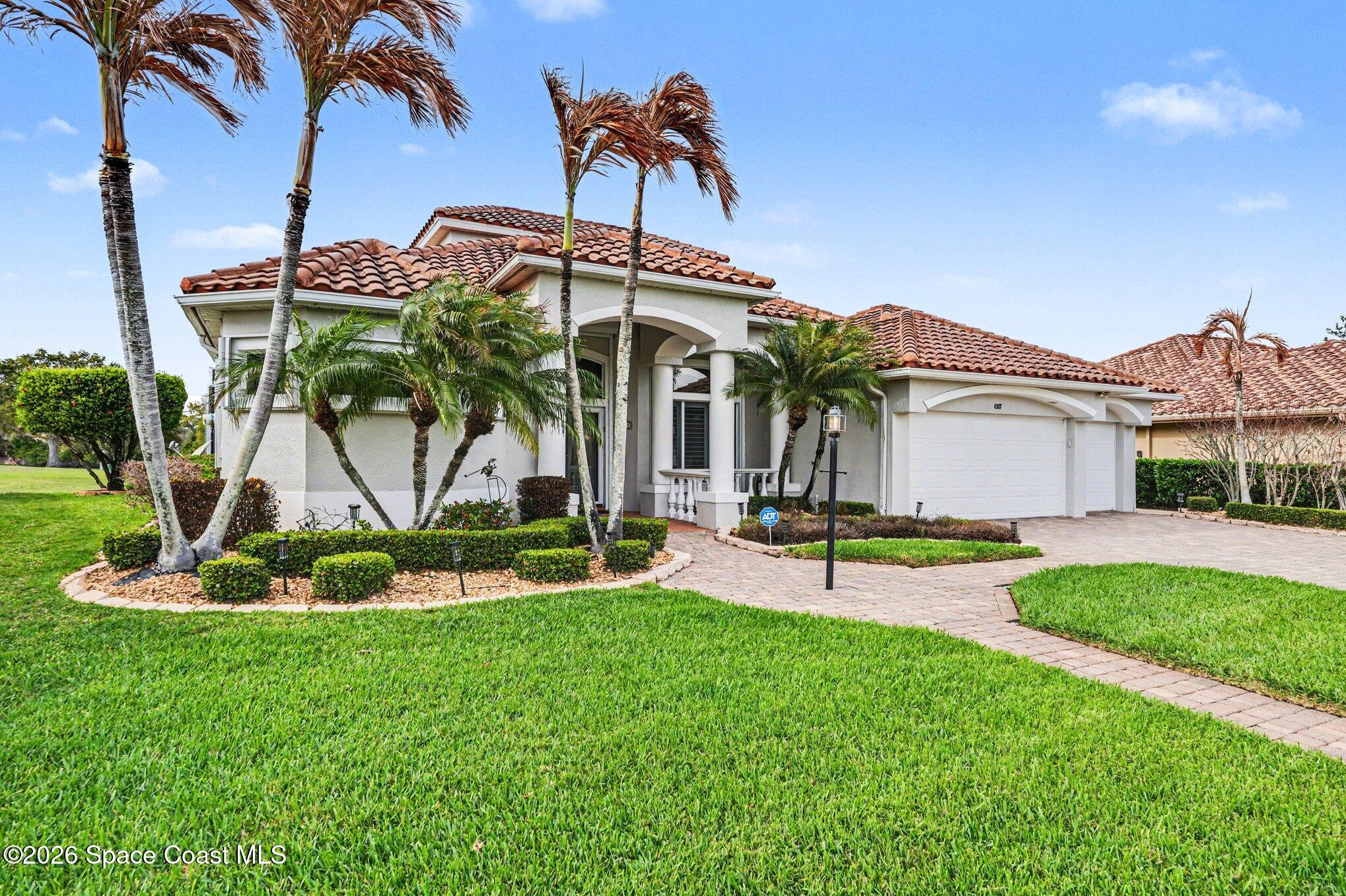 4317 Collingtree Drive Rockledge, FL 32955 - Photo 56 of 64 a view of a house with a yard and sitting area
