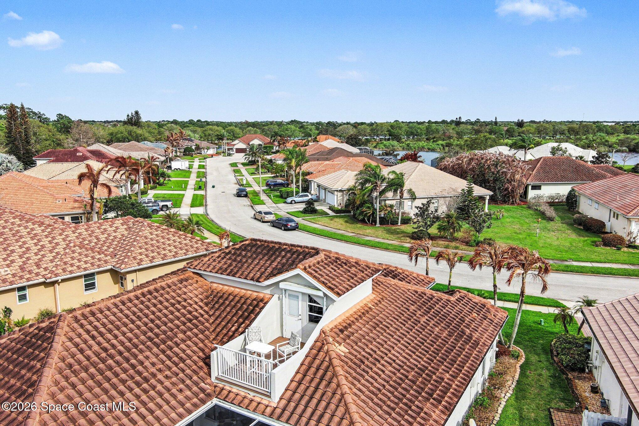 4317 Collingtree Drive Rockledge, FL 32955 - Photo 58 of 64 a view of city from terrace with seating space