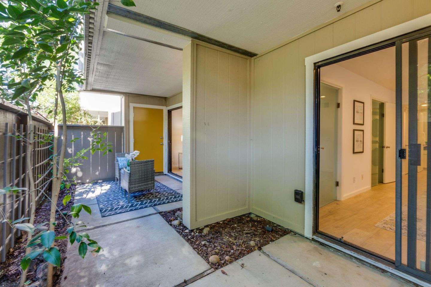 49 Showers Drive, Unit E152 Mountain View, CA 94040 - Photo 17 of 27 a front view of a house with a porch