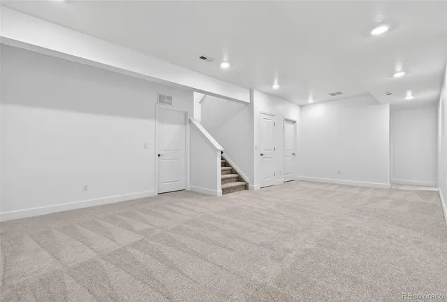 a view of an entryway of a house