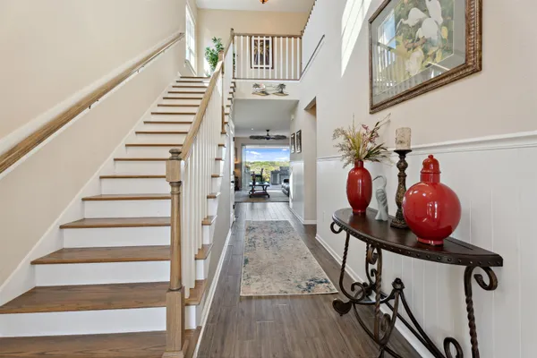 a stove top oven sitting inside of a kitchen
