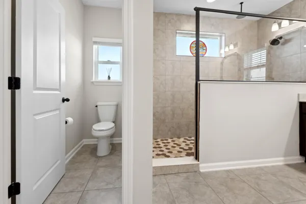 a view of an ocean and beach