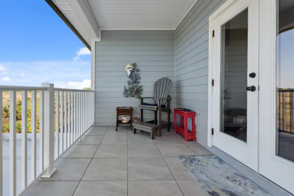 a view of an ocean and beach