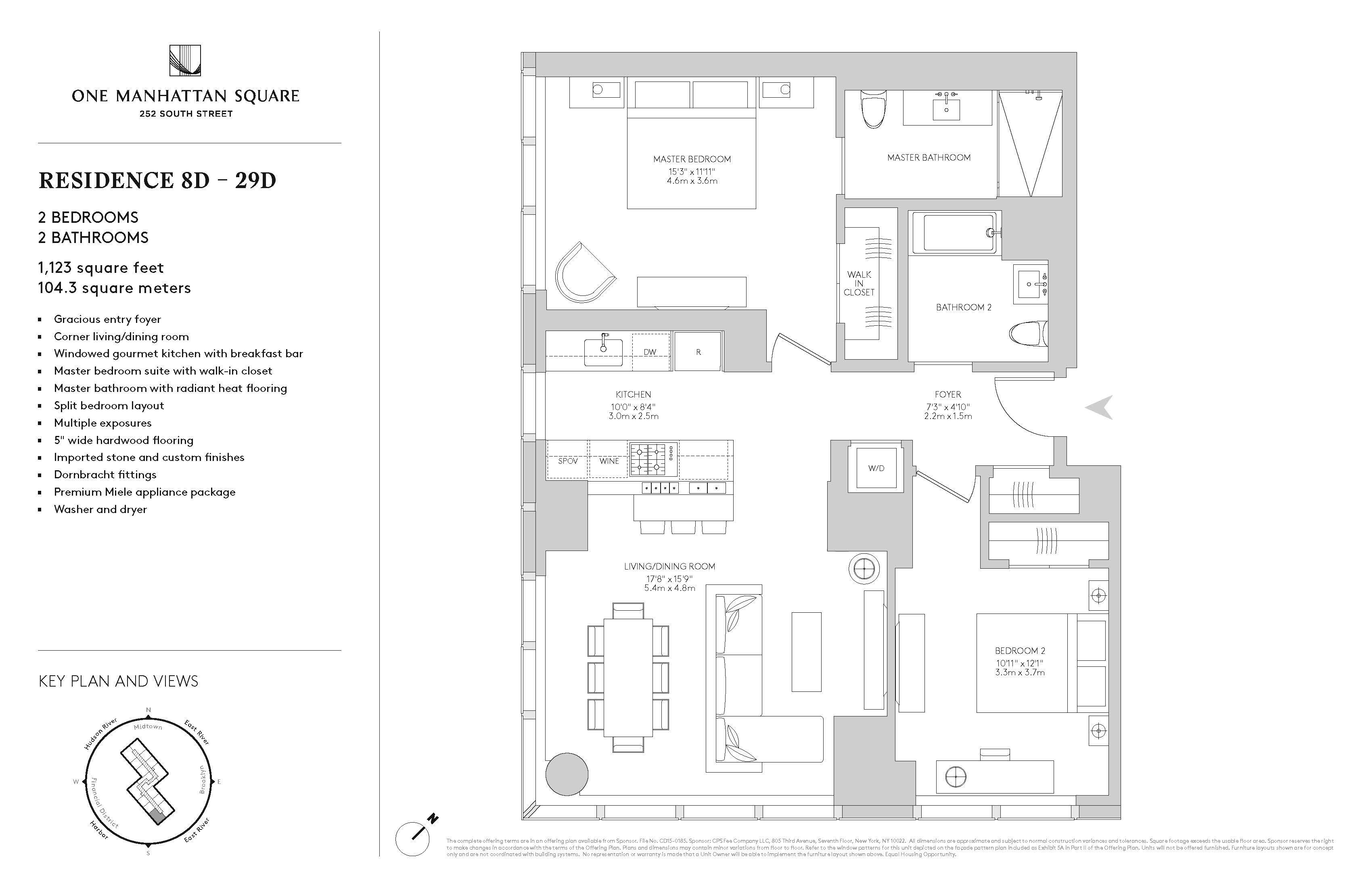 252 South Street, Unit 25D Manhattan, NY 10002 - Photo 36 of 36 a picture of a bench in front of a door