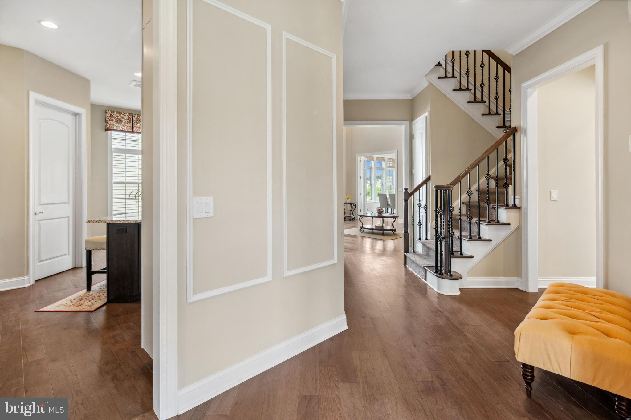 2 Samjan Circle Hightstown, NJ 08520 - Photo 24 of 36 a view of entryway and hall with wooden floor