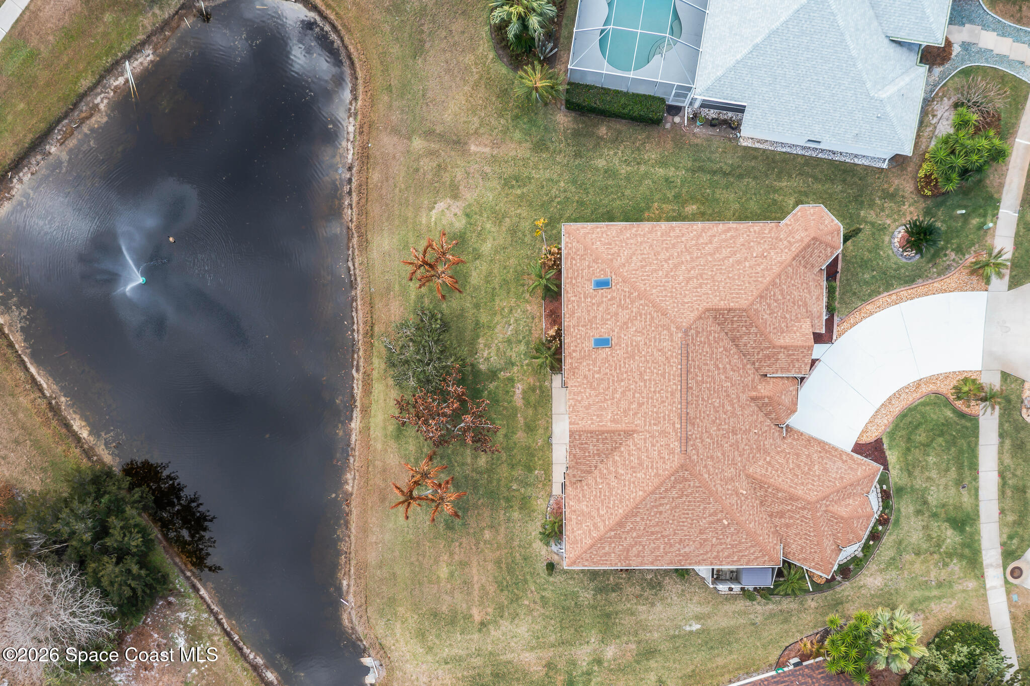 751 Lake Drive Melbourne, FL 32940 - Photo 14 of 36 Drone Overhead