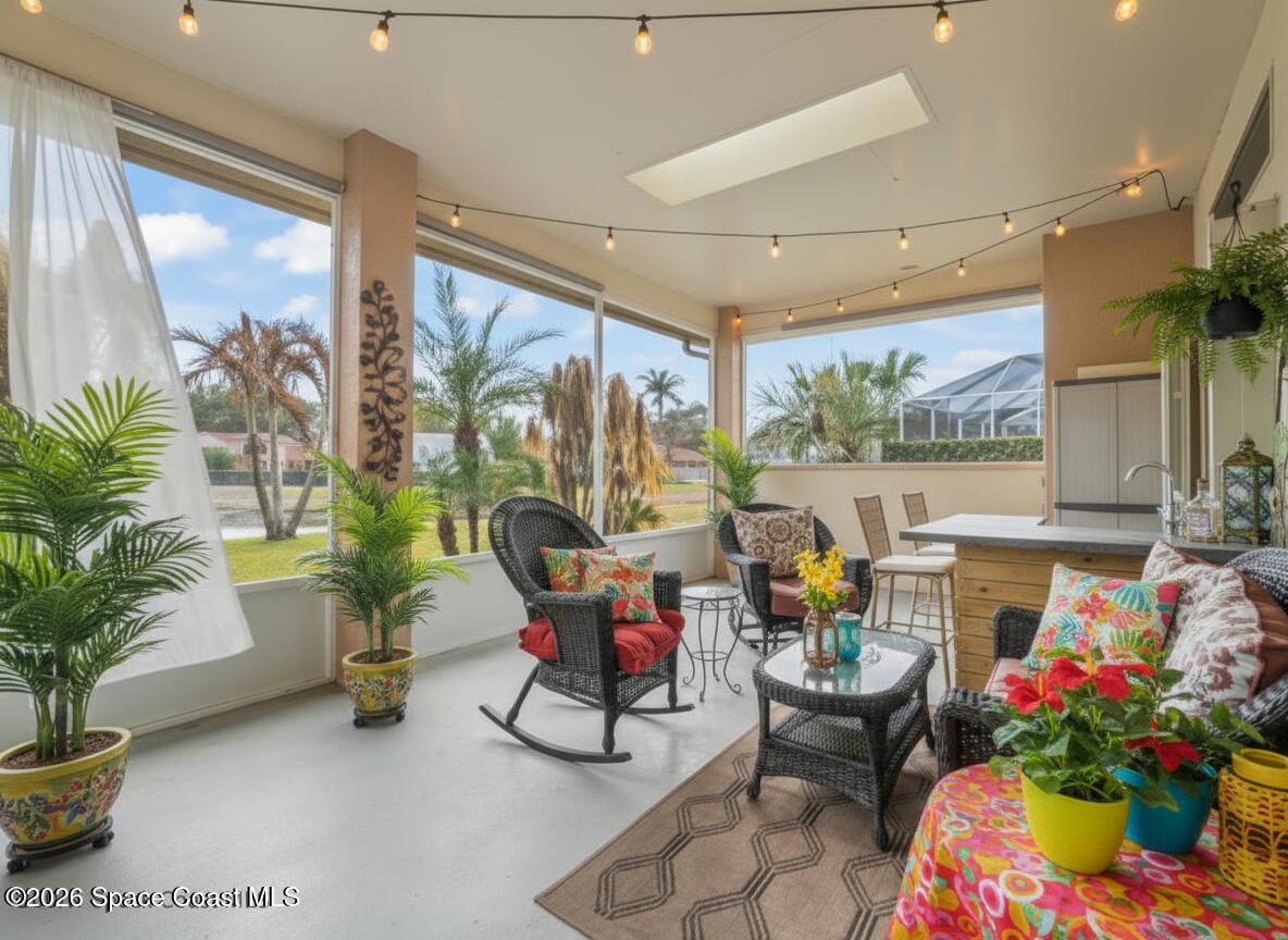 751 Lake Drive Melbourne, FL 32940 - Photo 16 of 36 Patio with Bar Added