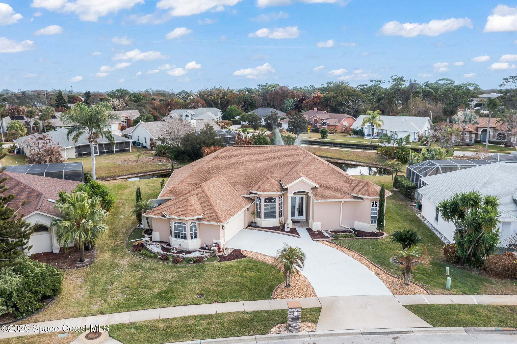 751 Lake Drive Melbourne, FL 32940 - Photo 28 of 36 Overhead of Home