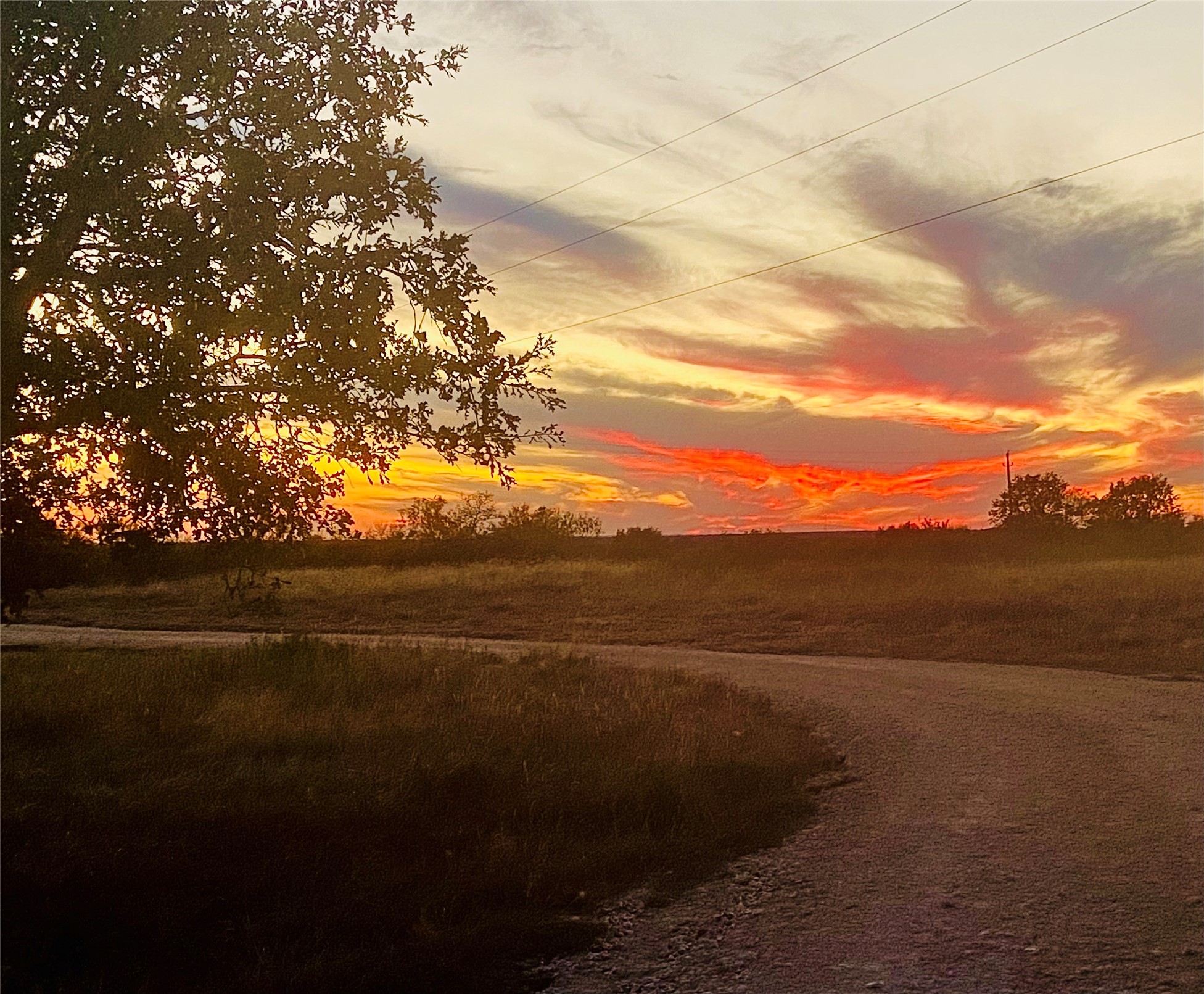 Sunset at the ranch.